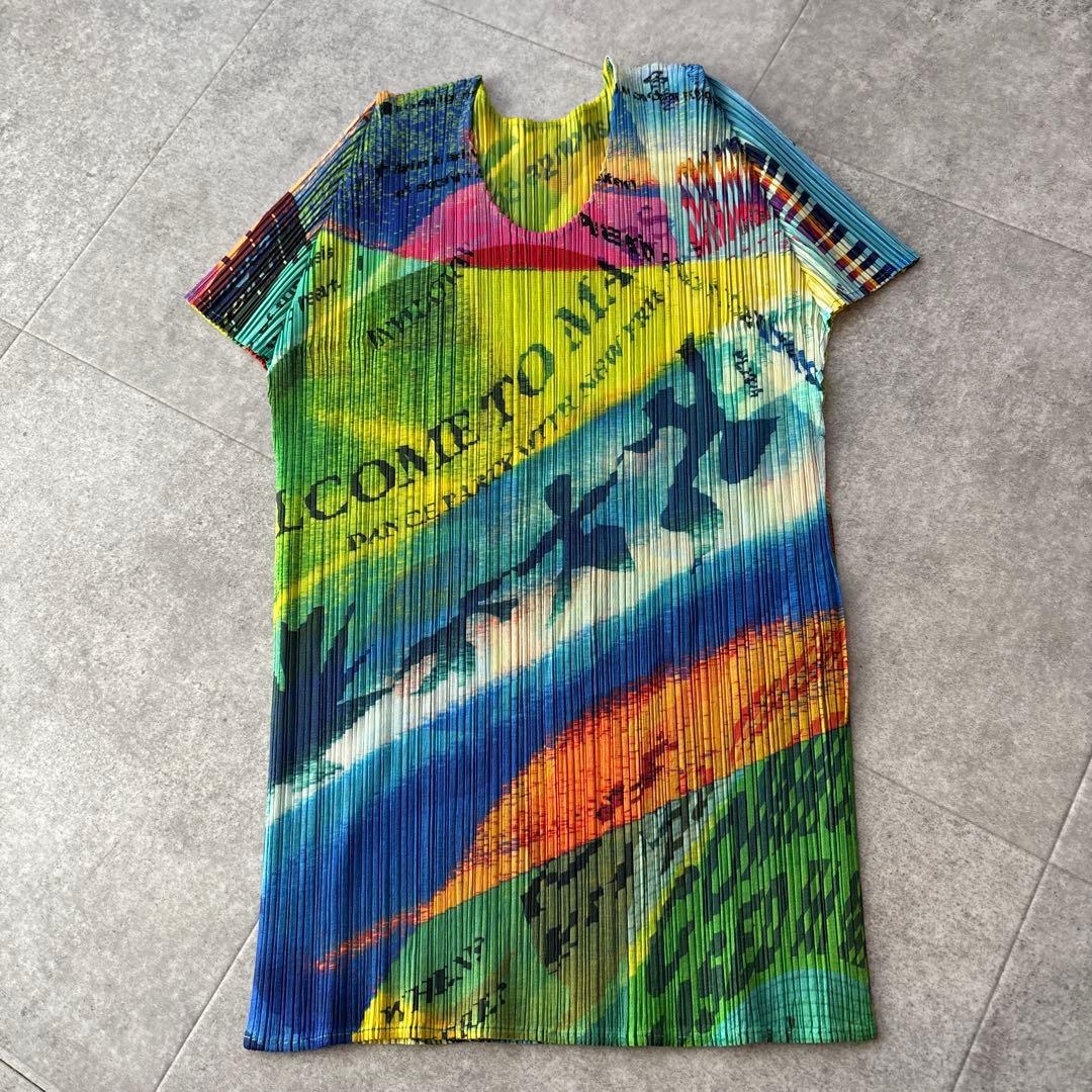 PLEATS PLEASE グラフィックプリント Tシャツ サイズ3