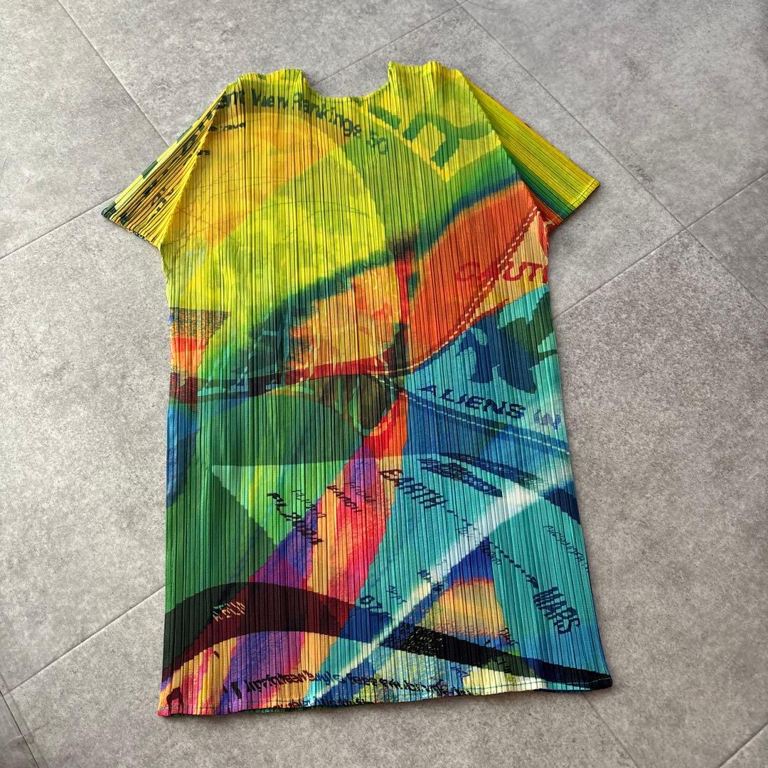 PLEATS PLEASE グラフィックプリント Tシャツ サイズ3