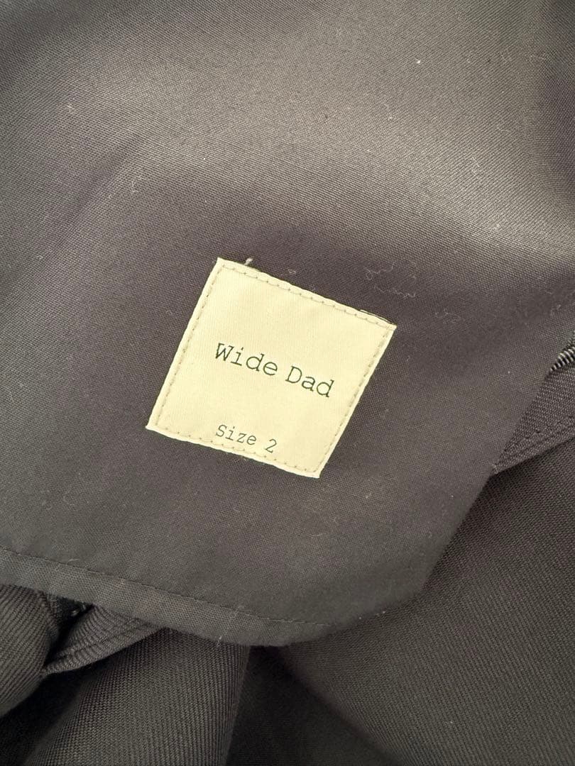 DAD EASY WIDE PANTS ダークネイビー サイズ2