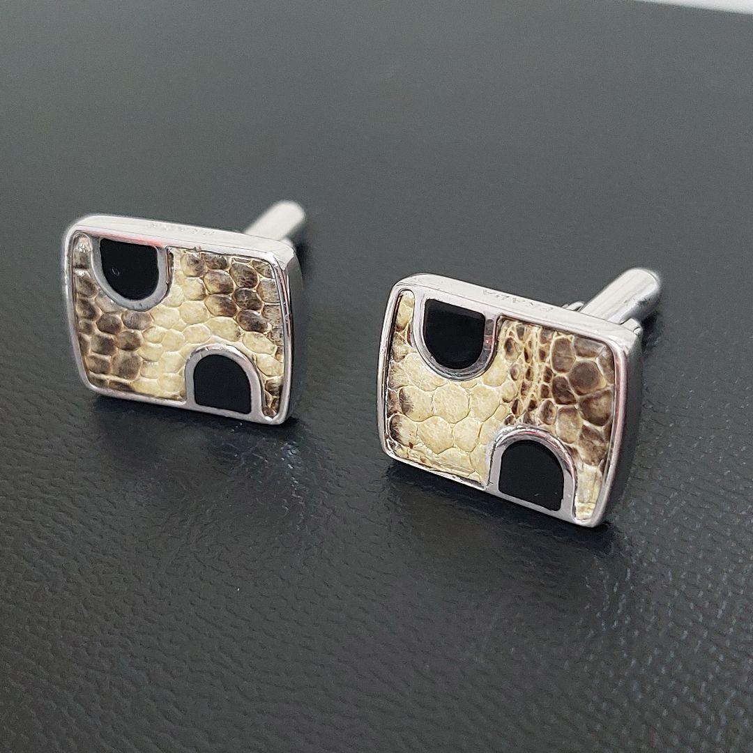 PRADA　プラダ　カフリンクス　カフス　蛇　925刻印