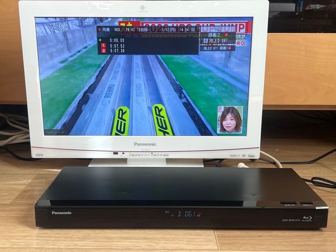 【プチメンテ済】パナソニック ブルーレイレコーダー DMR-BRW1010