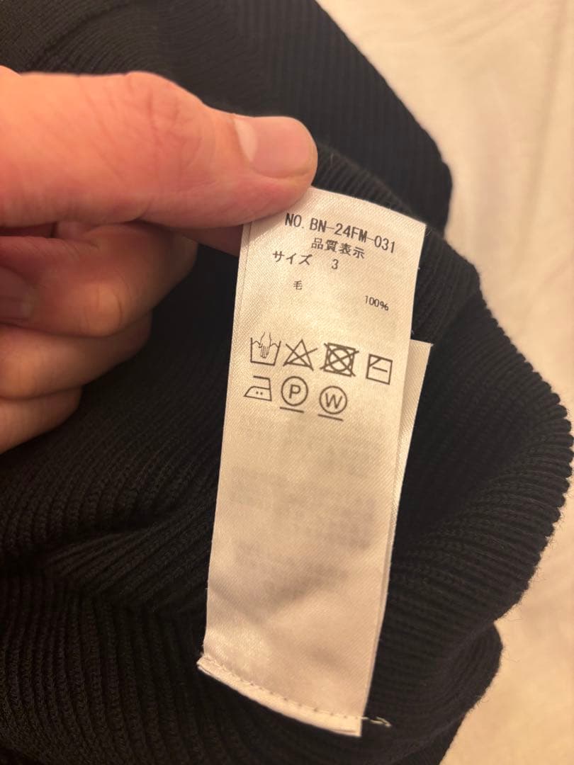 BATONER DS KNIT ドライバーズニット　ブラック