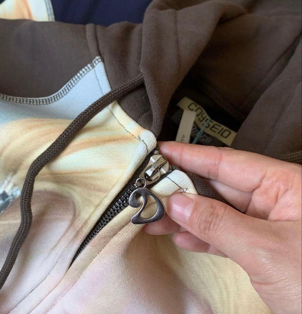 coyseio x Blythe キャラクター プリント フード付きパーカー