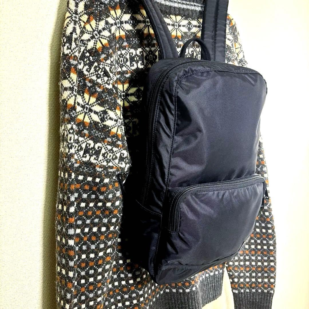 美品 ポーター フラッシュ デイパック PORTER FLASH 11L BK