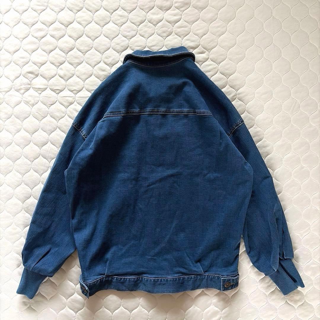 【新品タグ付】人気✴︎BEARDSLEY 袖パフGジャン　インディゴブルー
