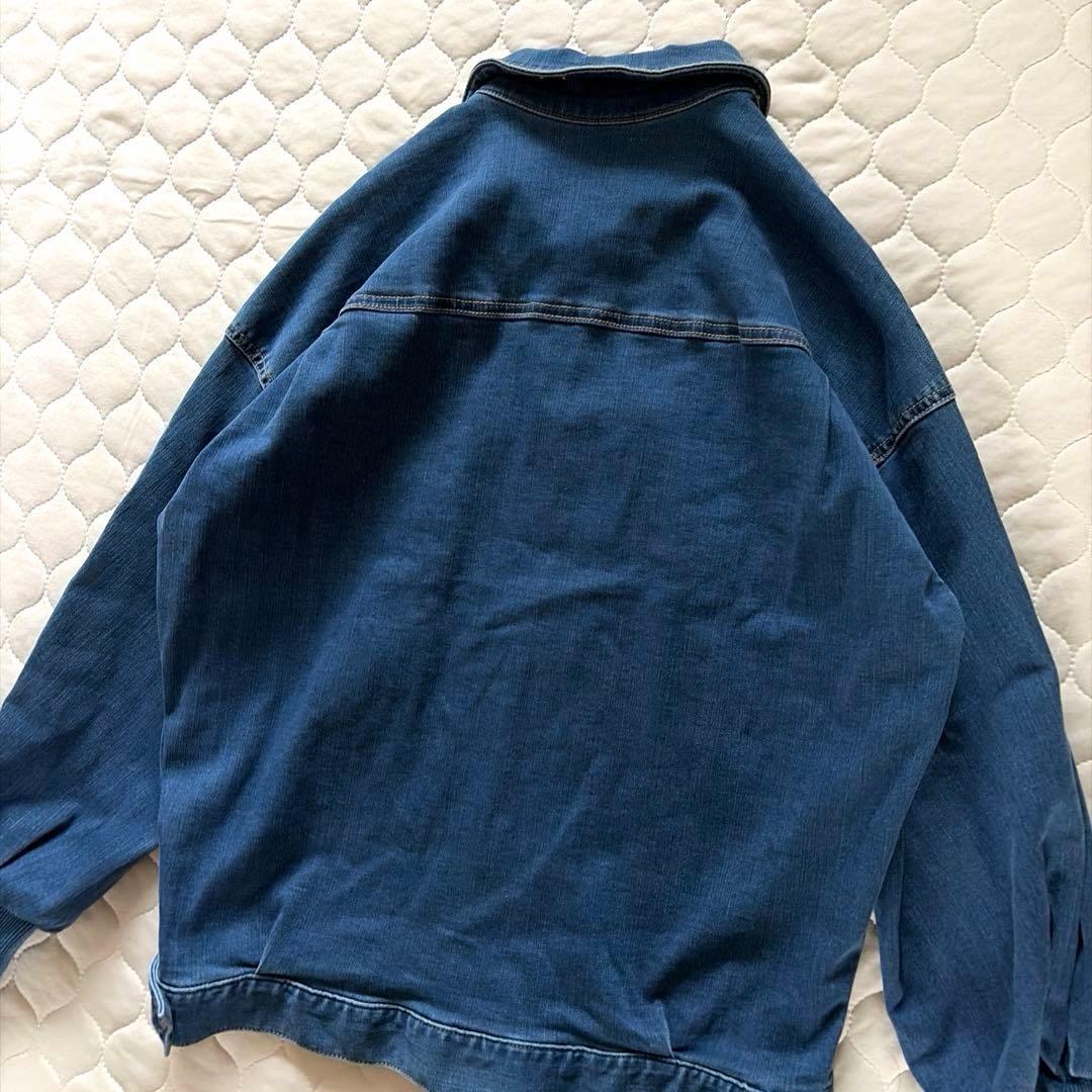【新品タグ付】人気✴︎BEARDSLEY 袖パフGジャン　インディゴブルー