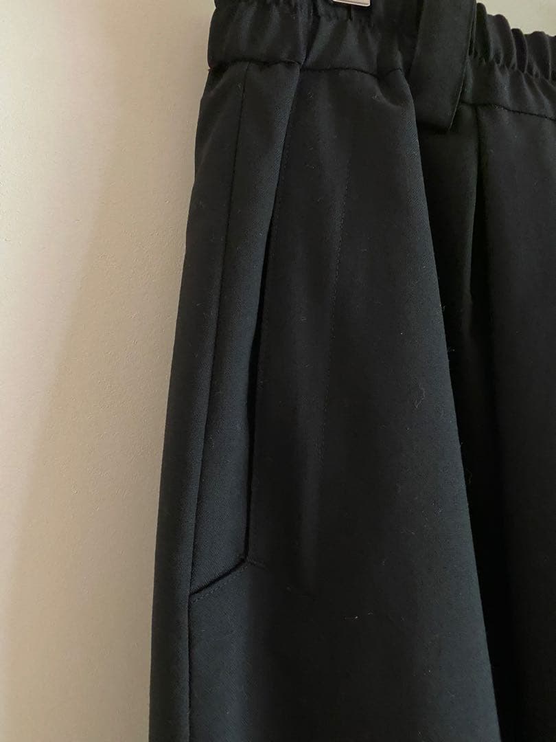 【美品】atelier naruse / FORMAL　ガウチョパンツ　ブラック