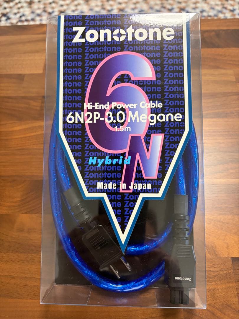 ケーブル・シールド Zonotone 6N2P-3.0 Megane 1.5m