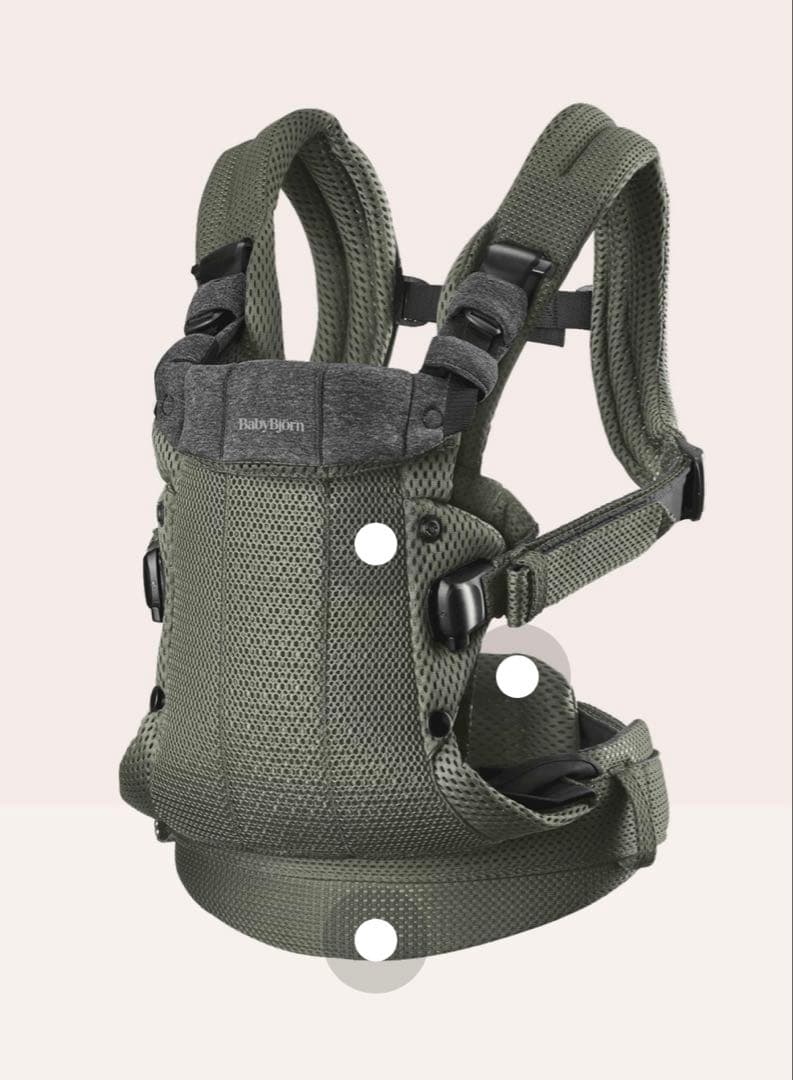 【歳末セール】 BabyBjörn Harmony 抱っこ紐 ダークグリーン
