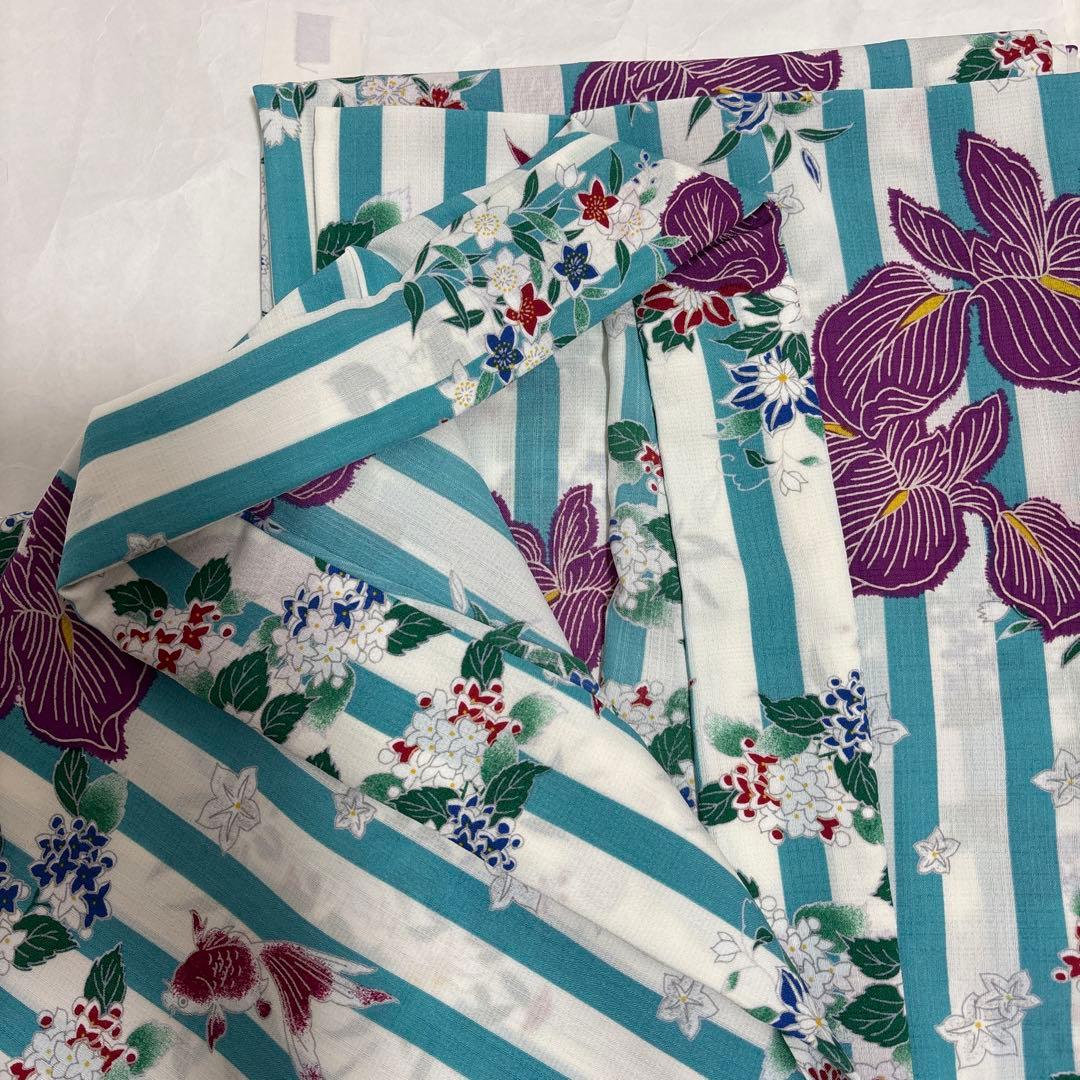 撫松庵　洗える浴衣　帯セット