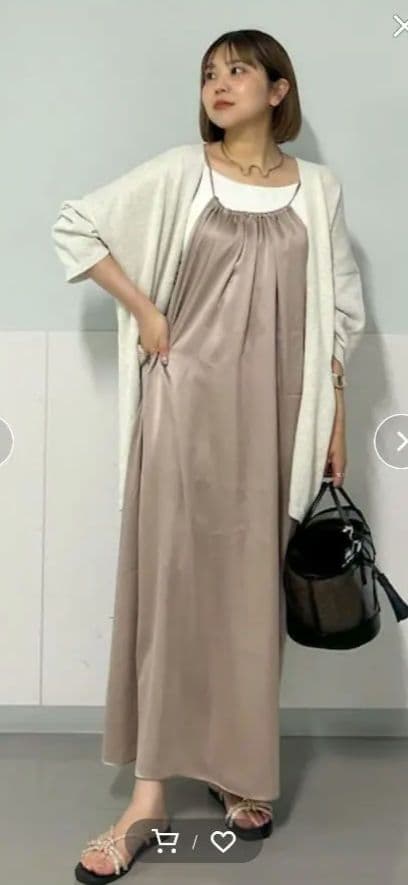 ros_marinas様[24SS]GENTLE SILK2WAYキャミワンピ