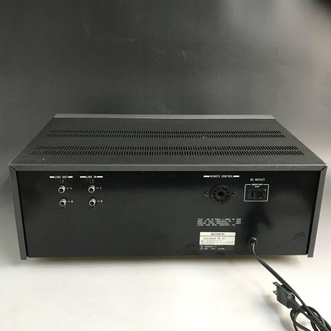 SONY TC-K7 カセットデッキ ソニー STEREO CASSETTE