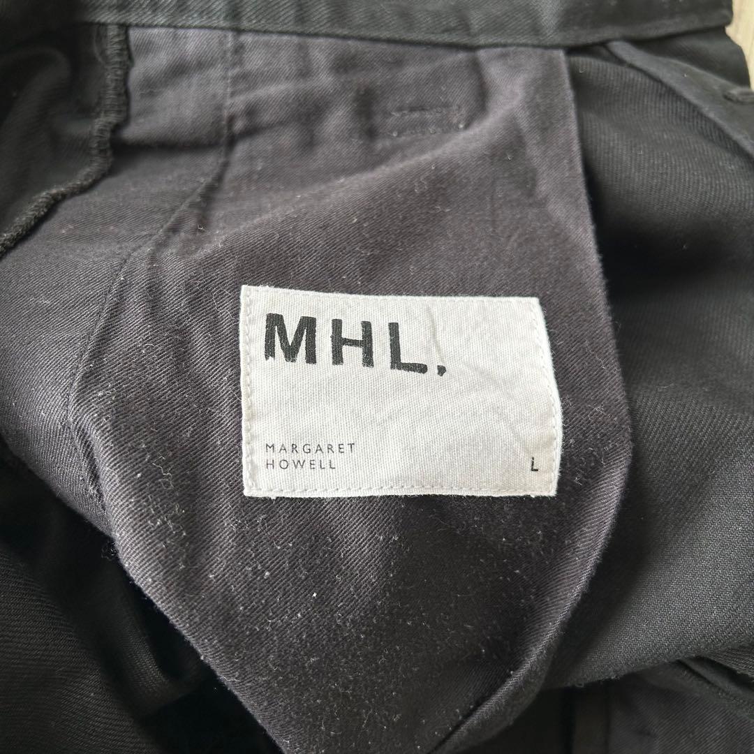 MHL グルカパンツ チノパン ベルテッド ミリタリーパンツ 黒 L タック