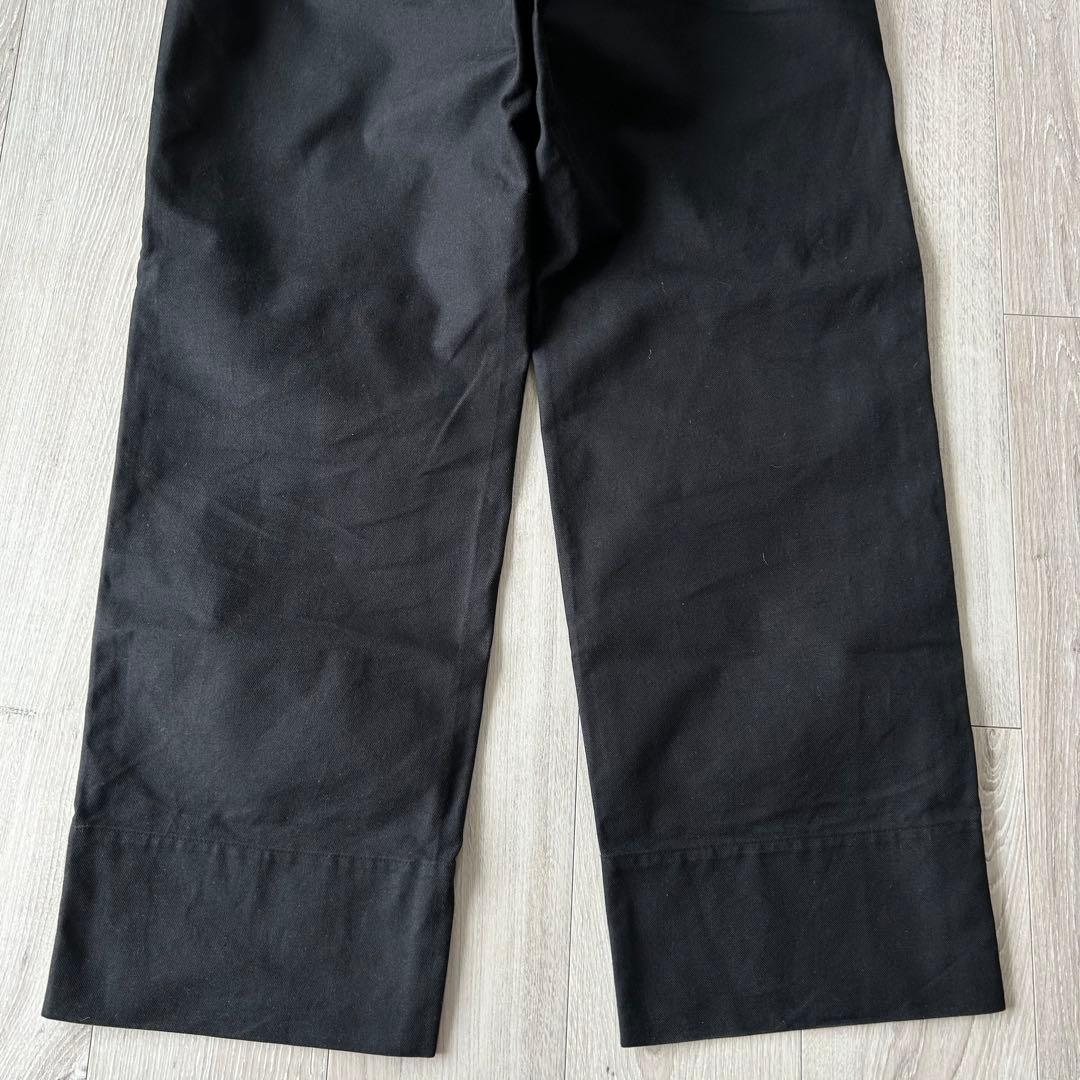 MHL グルカパンツ チノパン ベルテッド ミリタリーパンツ 黒 L タック