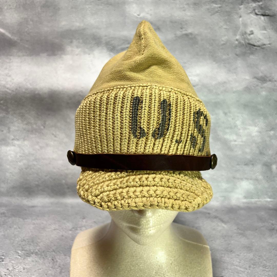 kapital duffle U.S.A.F ステンシルニットキャップ