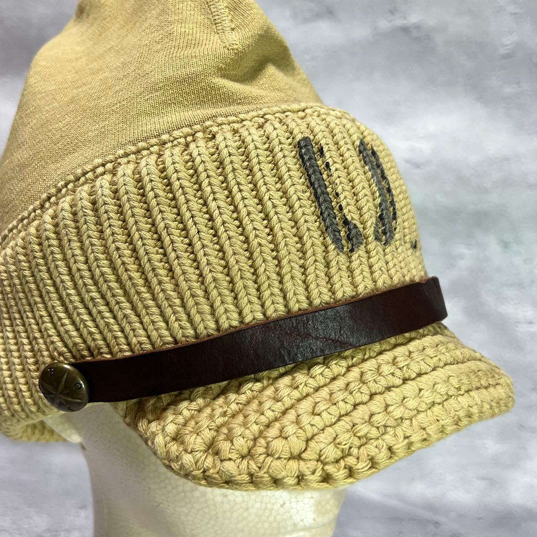 kapital duffle U.S.A.F ステンシルニットキャップ