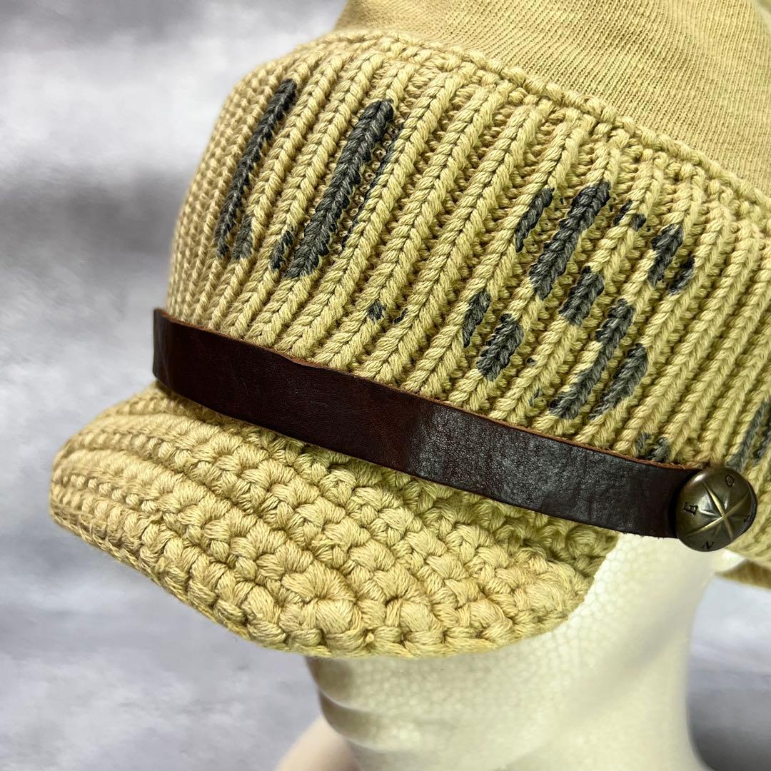 kapital duffle U.S.A.F ステンシルニットキャップ