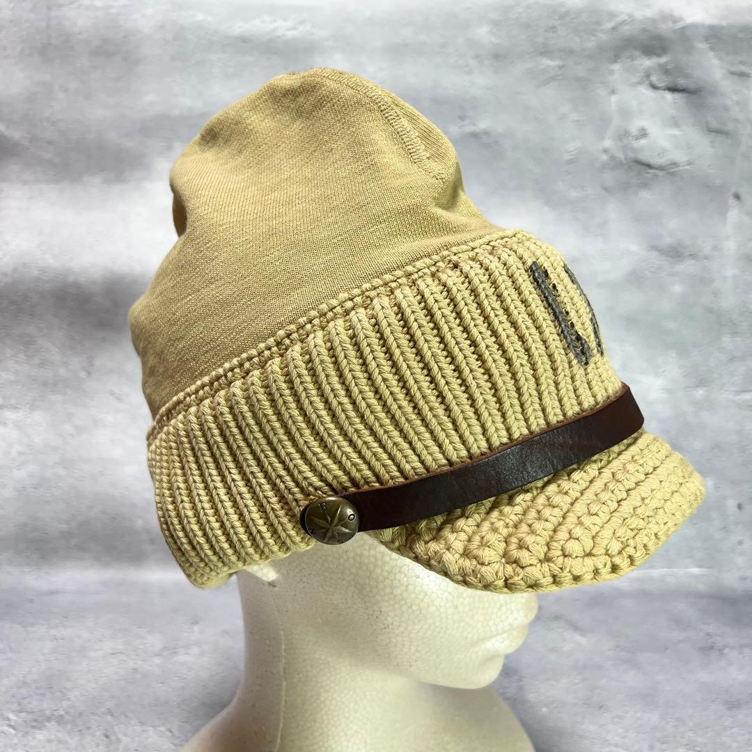 kapital duffle U.S.A.F ステンシルニットキャップ