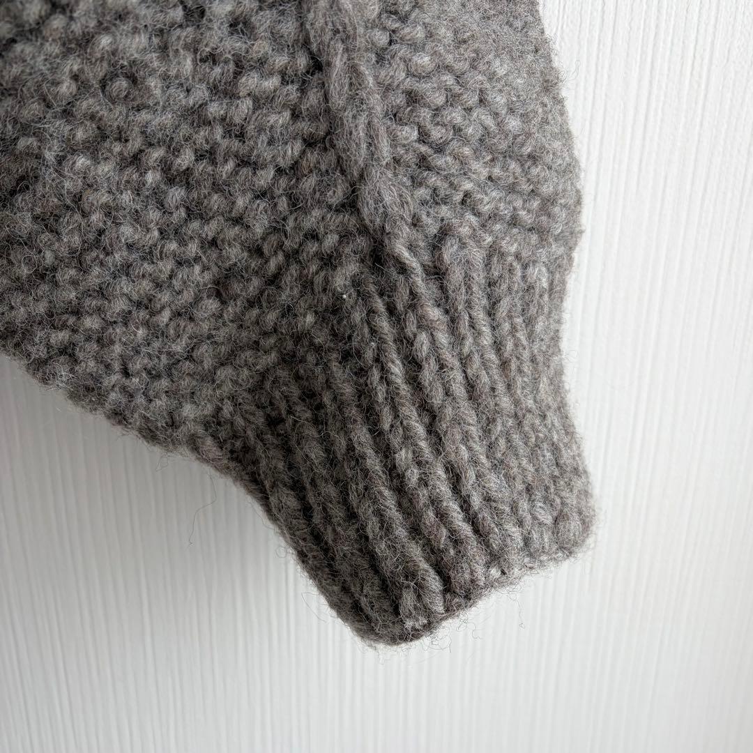 SLOBE IENA KHWOPA HANDKNIT ネパールウールボレロ