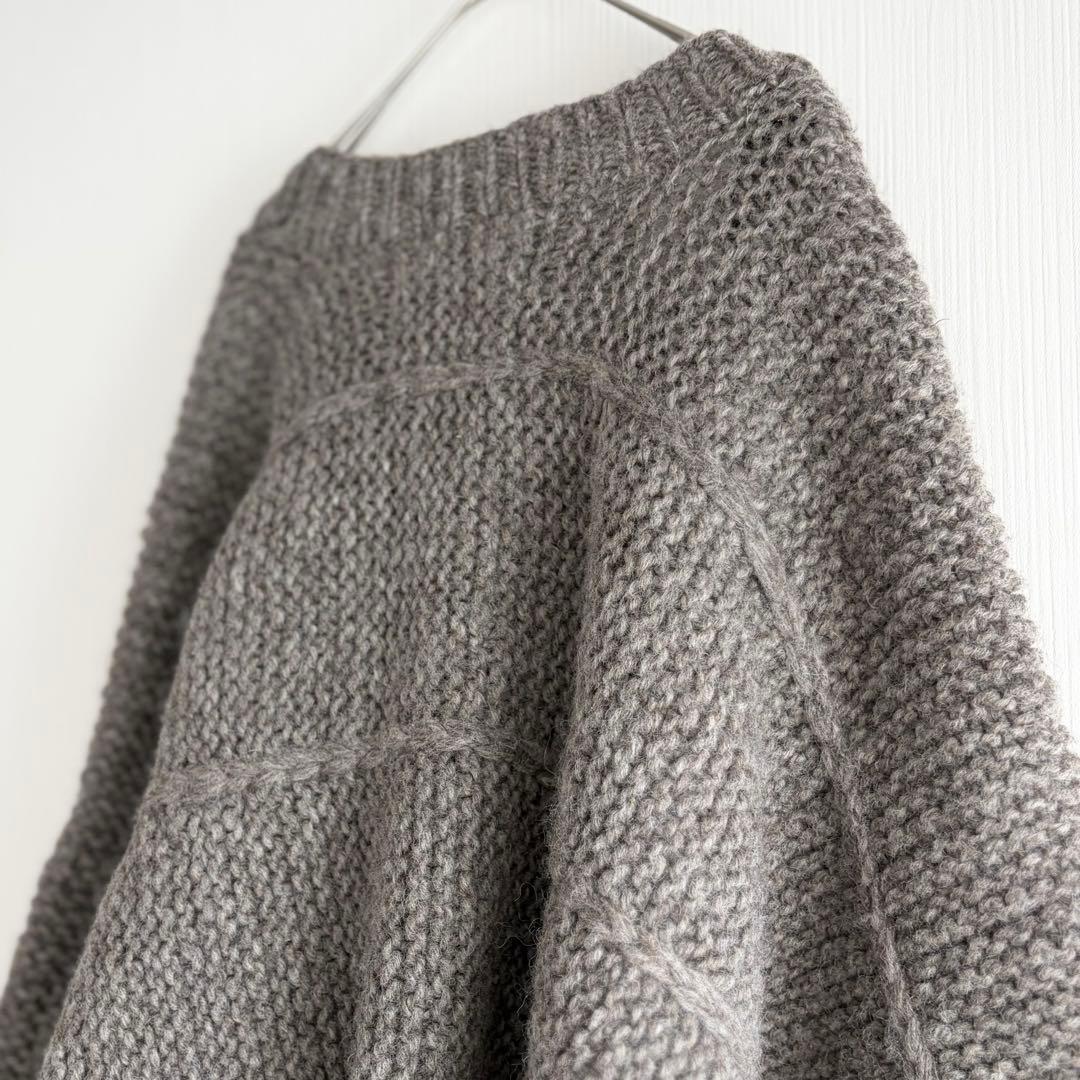 SLOBE IENA KHWOPA HANDKNIT ネパールウールボレロ