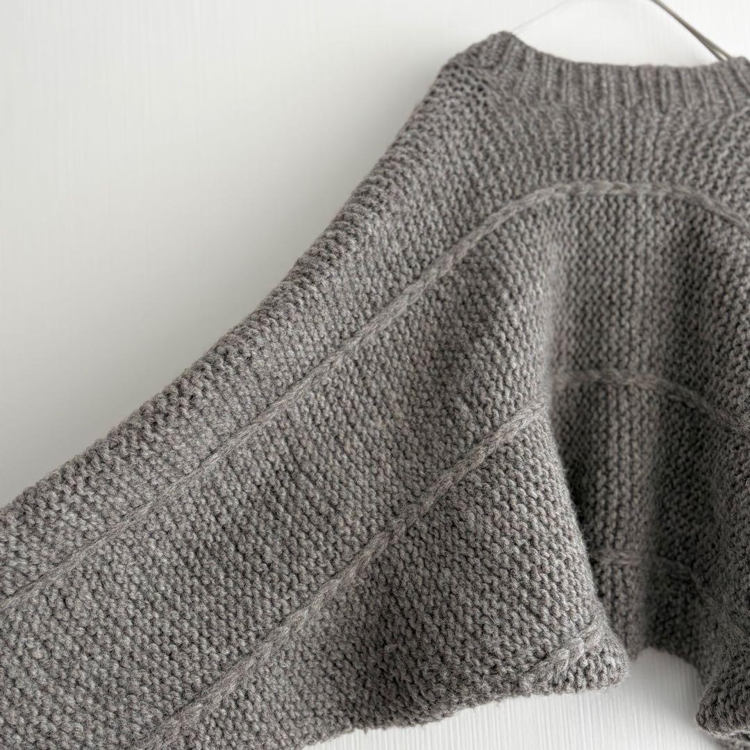 SLOBE IENA KHWOPA HANDKNIT ネパールウールボレロ