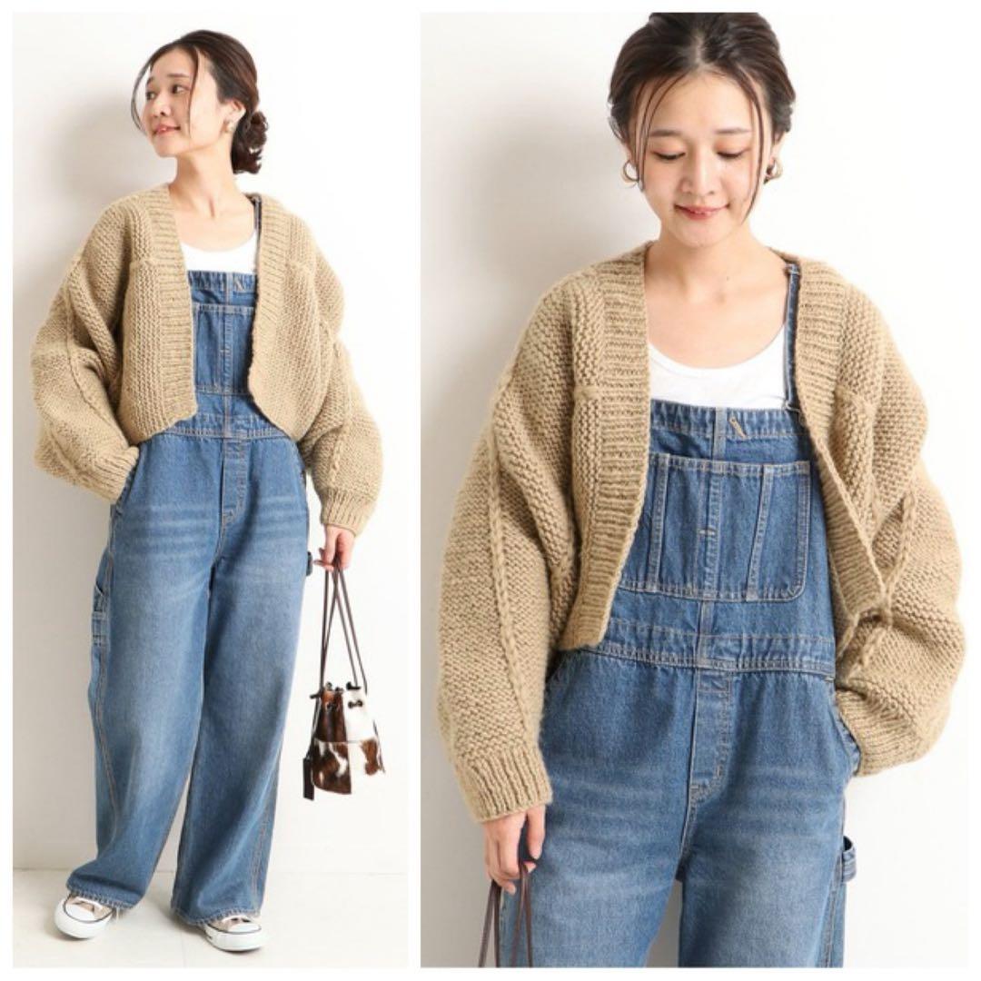 SLOBE IENA KHWOPA HANDKNIT ネパールウールボレロ