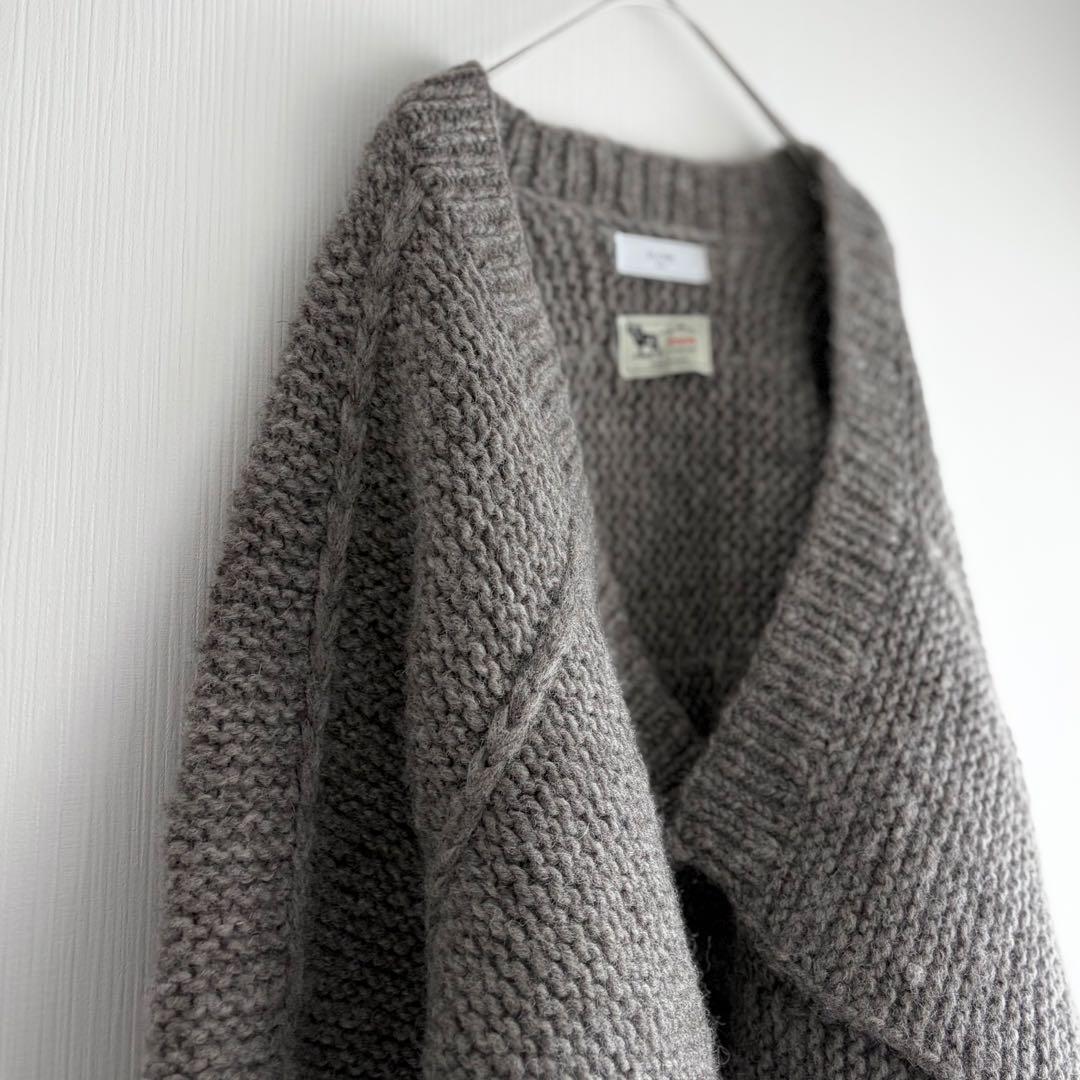 SLOBE IENA KHWOPA HANDKNIT ネパールウールボレロ