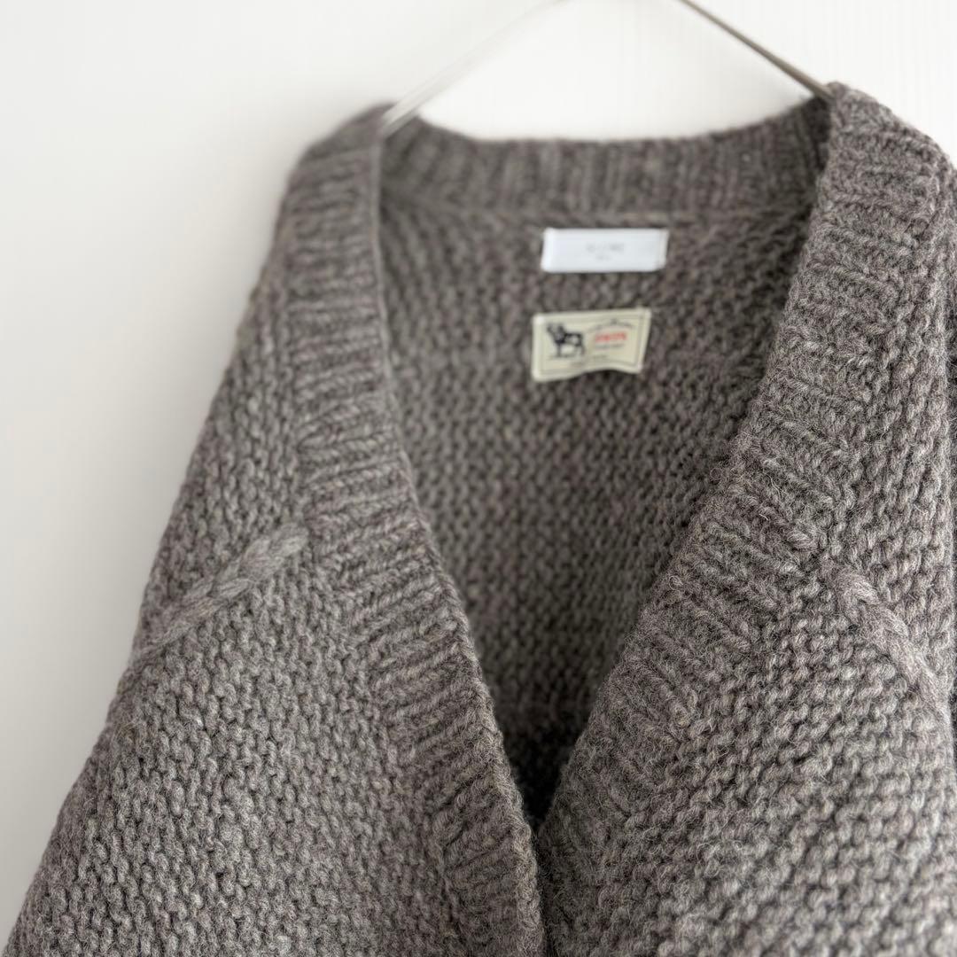 SLOBE IENA KHWOPA HANDKNIT ネパールウールボレロ