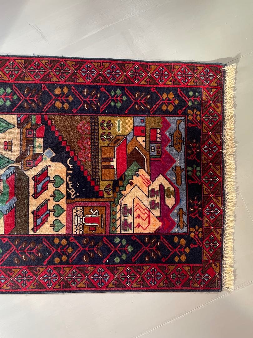 ユ*ト様 ビンテージラグ　トライバルラグ　ウォーラグ