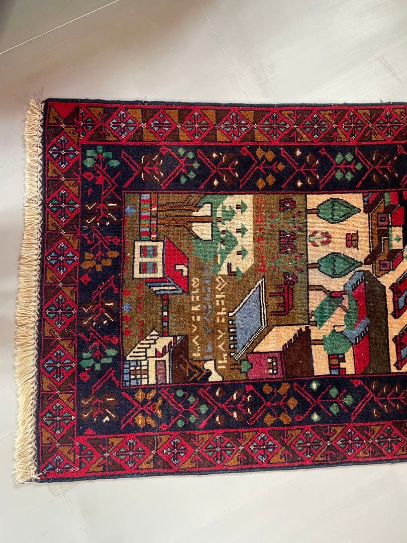 ユ*ト様 ビンテージラグ　トライバルラグ　ウォーラグ