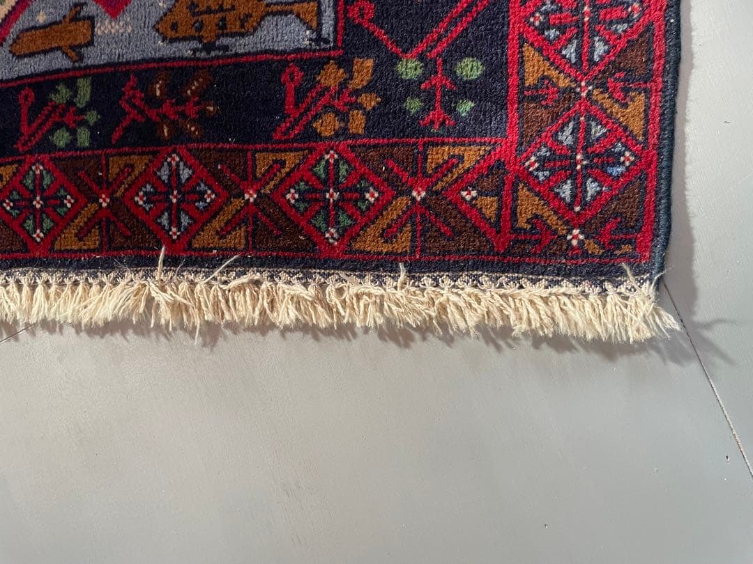 ユ*ト様 ビンテージラグ　トライバルラグ　ウォーラグ