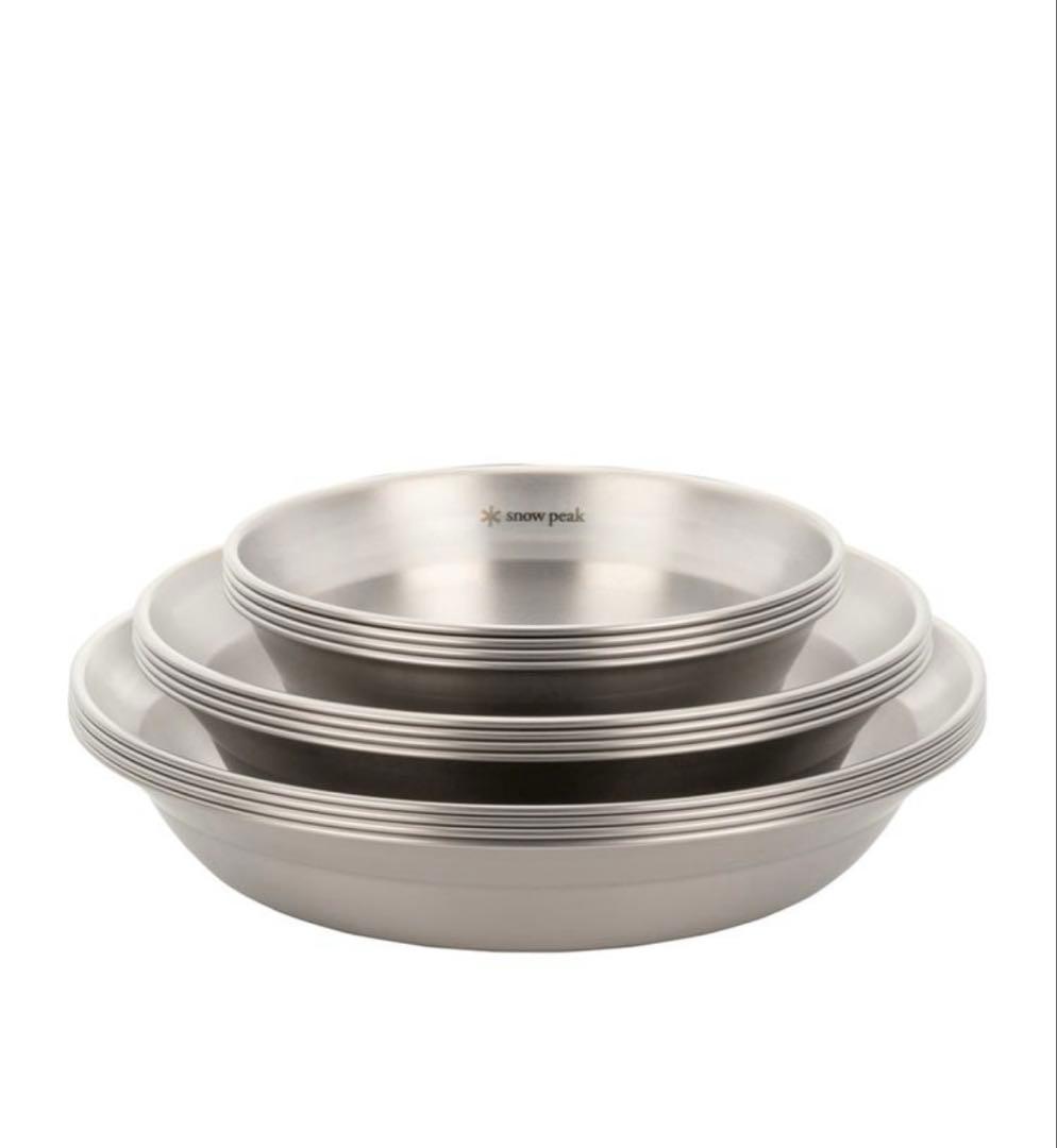 スノーピーク　 peak テーブルウェアセット L ファミリー4枚セット