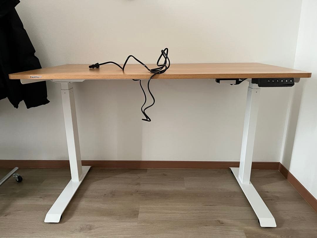 電動昇降式デスク　Flexi Spot E9 ホワイト　E9WM