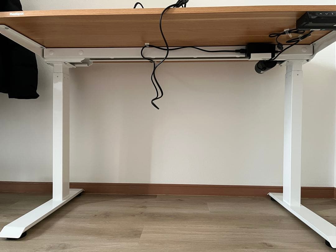 電動昇降式デスク　Flexi Spot E9 ホワイト　E9WM