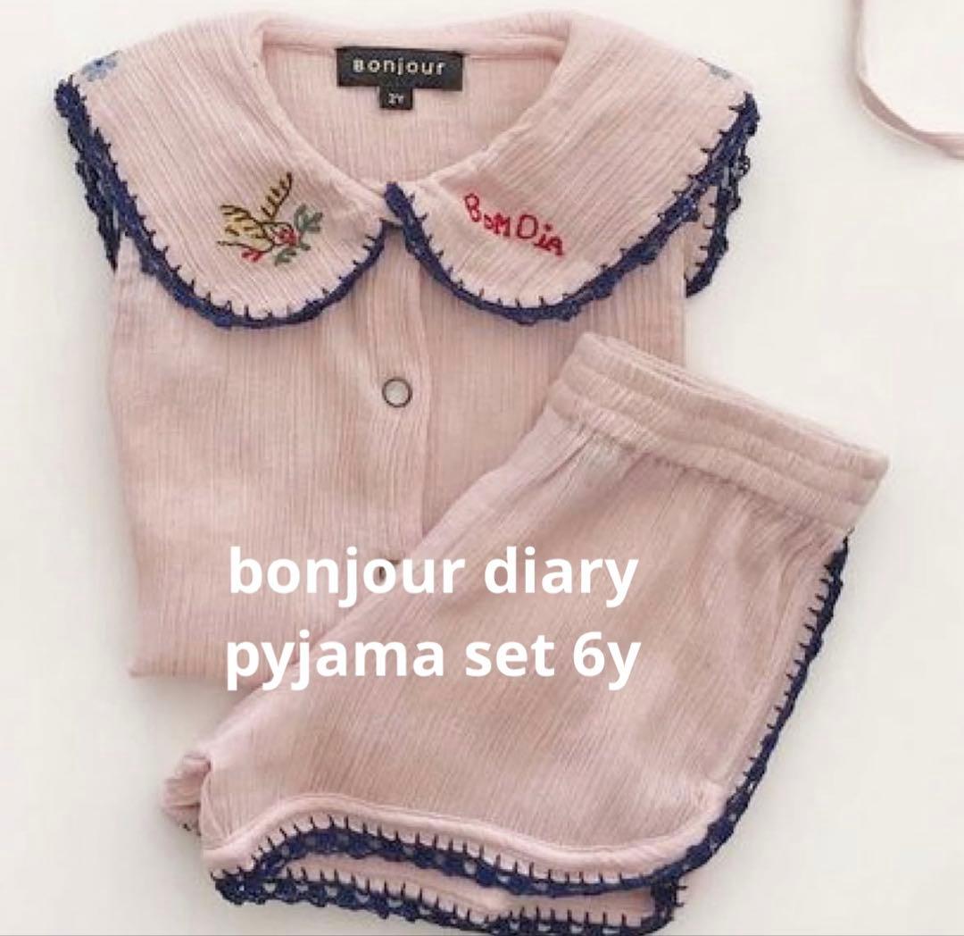 bonjour diary pyjama set ＋bag 6y