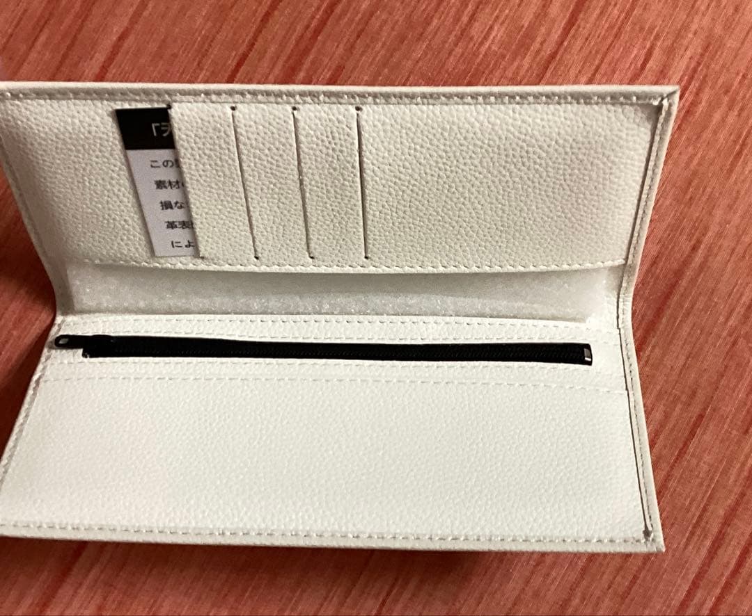 皇居　長財布　白　専用箱付き