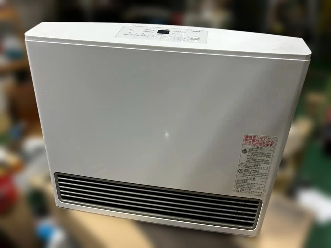 即決 ノーリツ ガスファンヒーター 都市ガス GFH-5803S 中古現状動作品