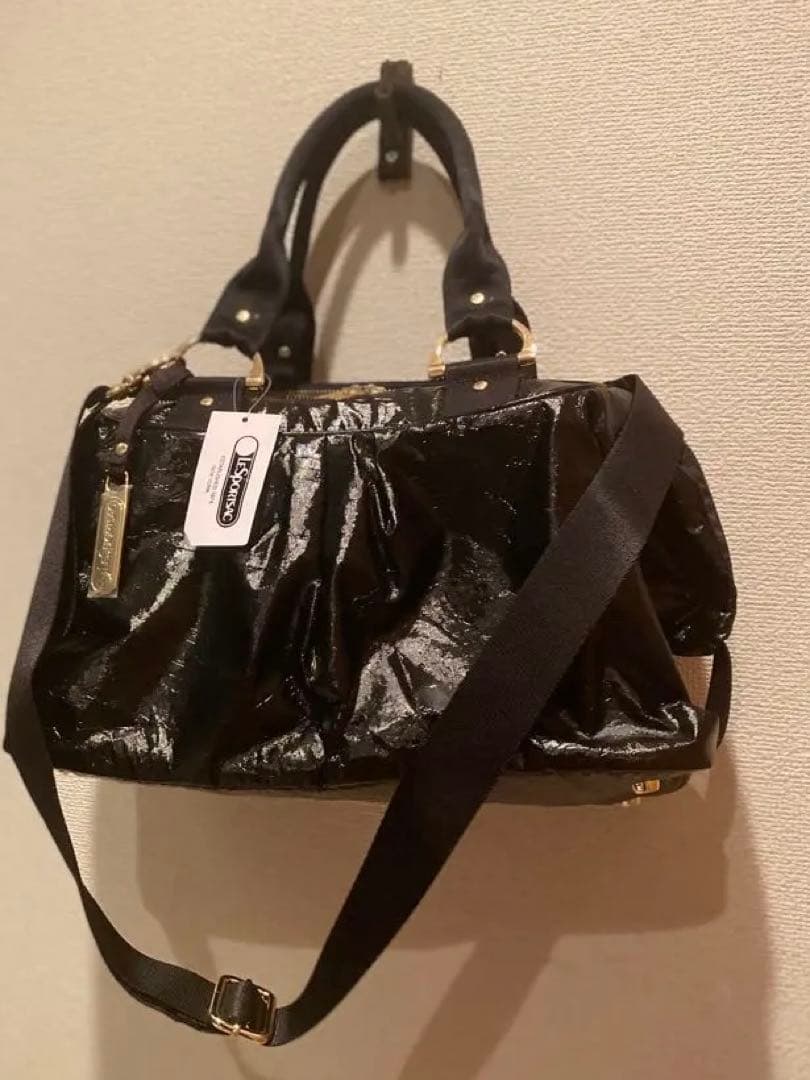 LESPORTSAC ブラック黒　バッグ　ショルダー2way レスポ