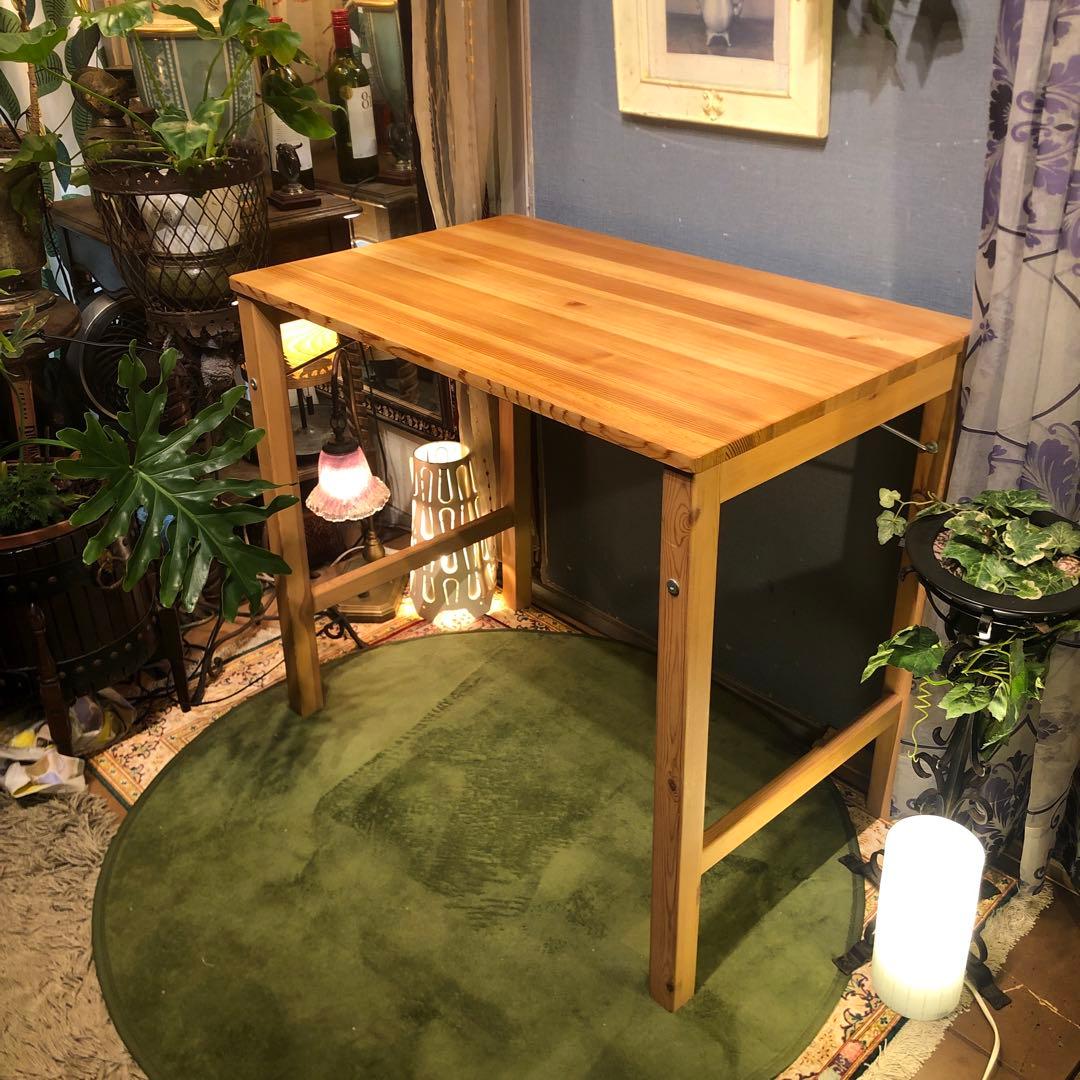 Sale L-２無印良品　パイン材無垢　折りたたみ式　デスク