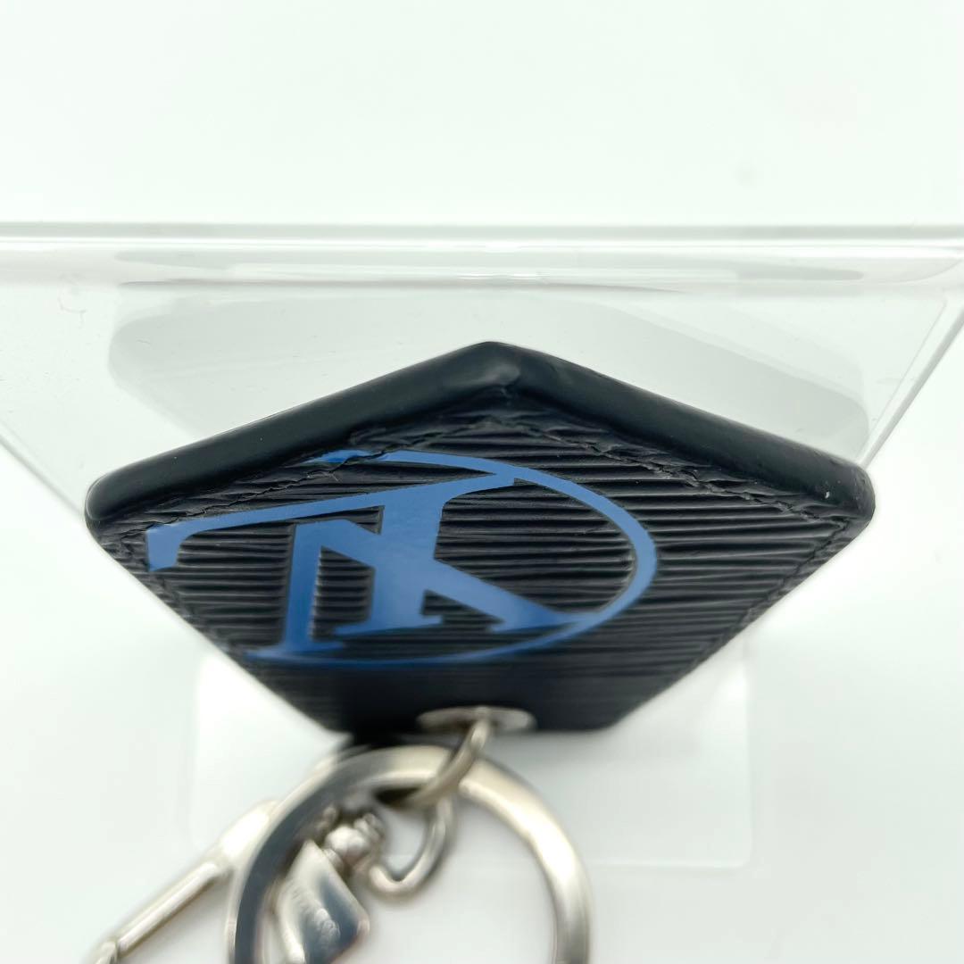 鑑定済・良品★ルイヴィトン　エピ キーホルダー アンシャッペ ブルーポップ