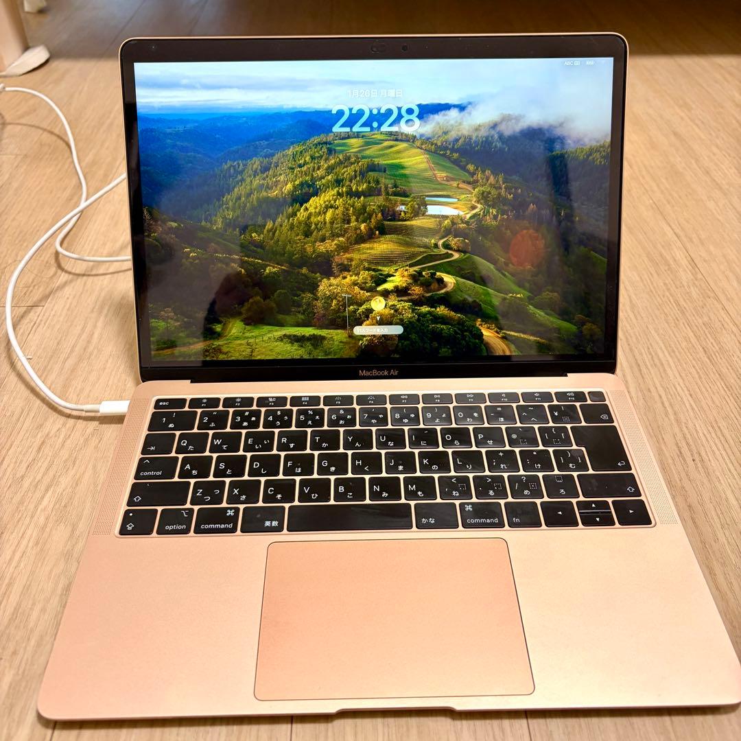 13インチ MacBook Air ゴールド Retina 2018