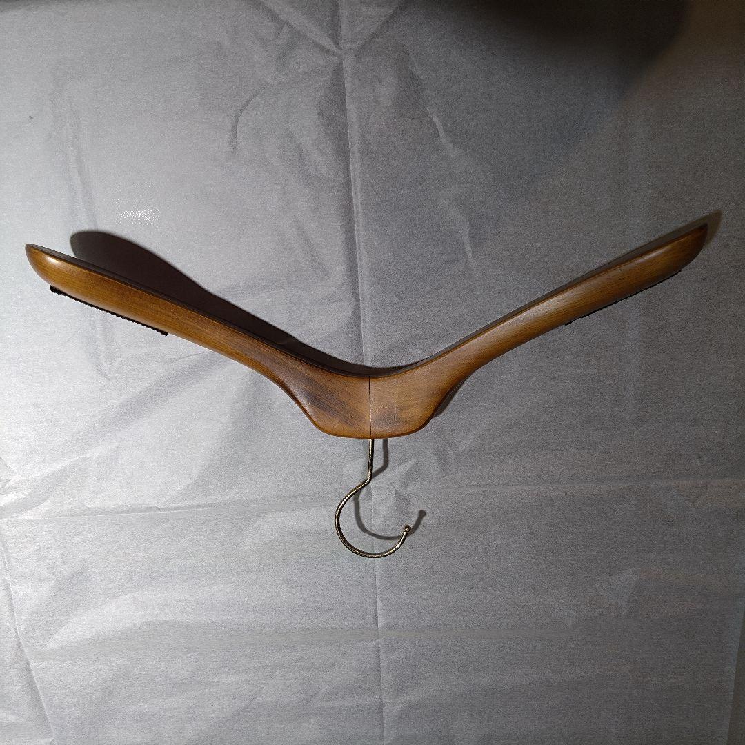 木製衣類ハンガー太（コート/ジャケット用）59本セット