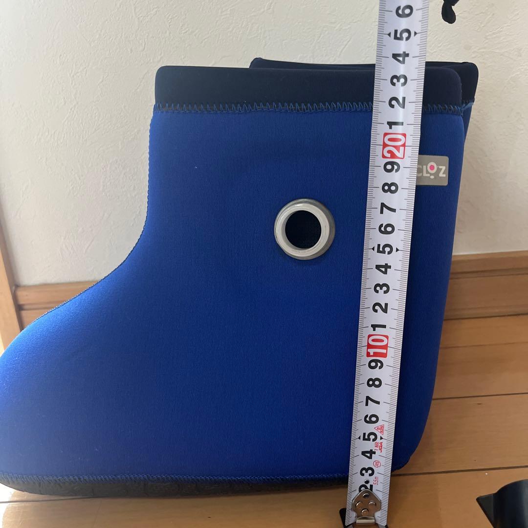 美品　クロッツ やわらか湯たんぽ 足用（ロング）タイプ　Mサイズ