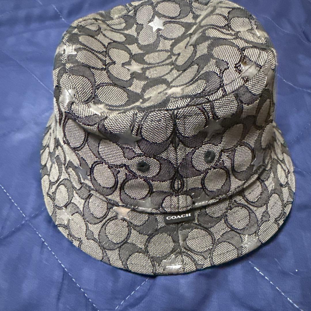 COACH バケットハット グレー S/M