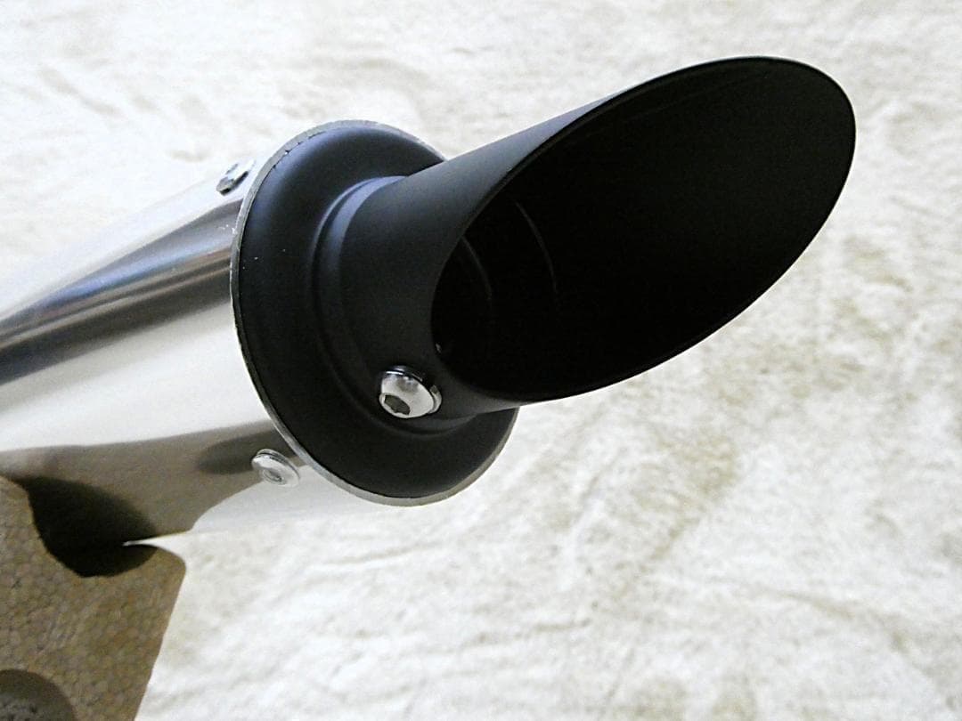 スラッシュカット　サイレンサー　銀黒50.8Πハス切り/①汎用 エンデ