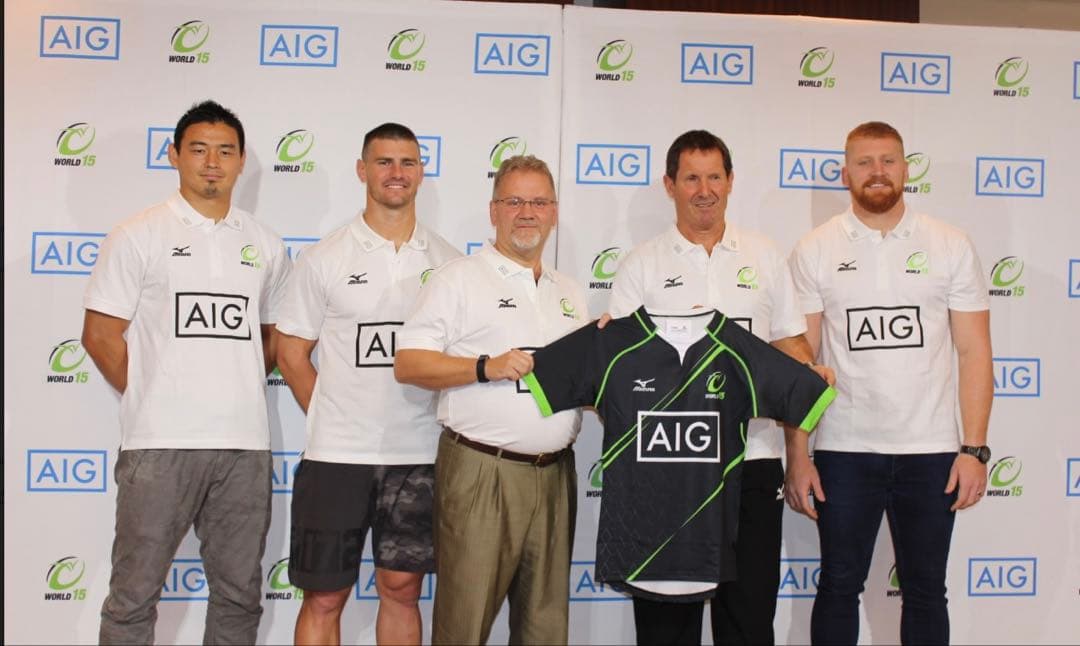 【値引可】ラグビーWORLD15(世界選抜)選手着用パーカー