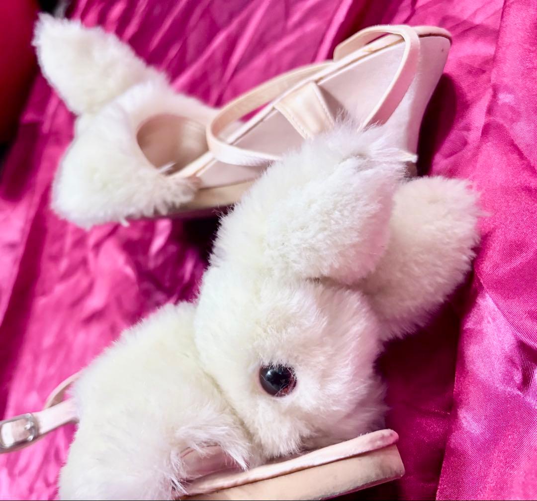 定価　30,800円●送料無料●ローズマリーソワール■うさぎシューズ靴サンダルL