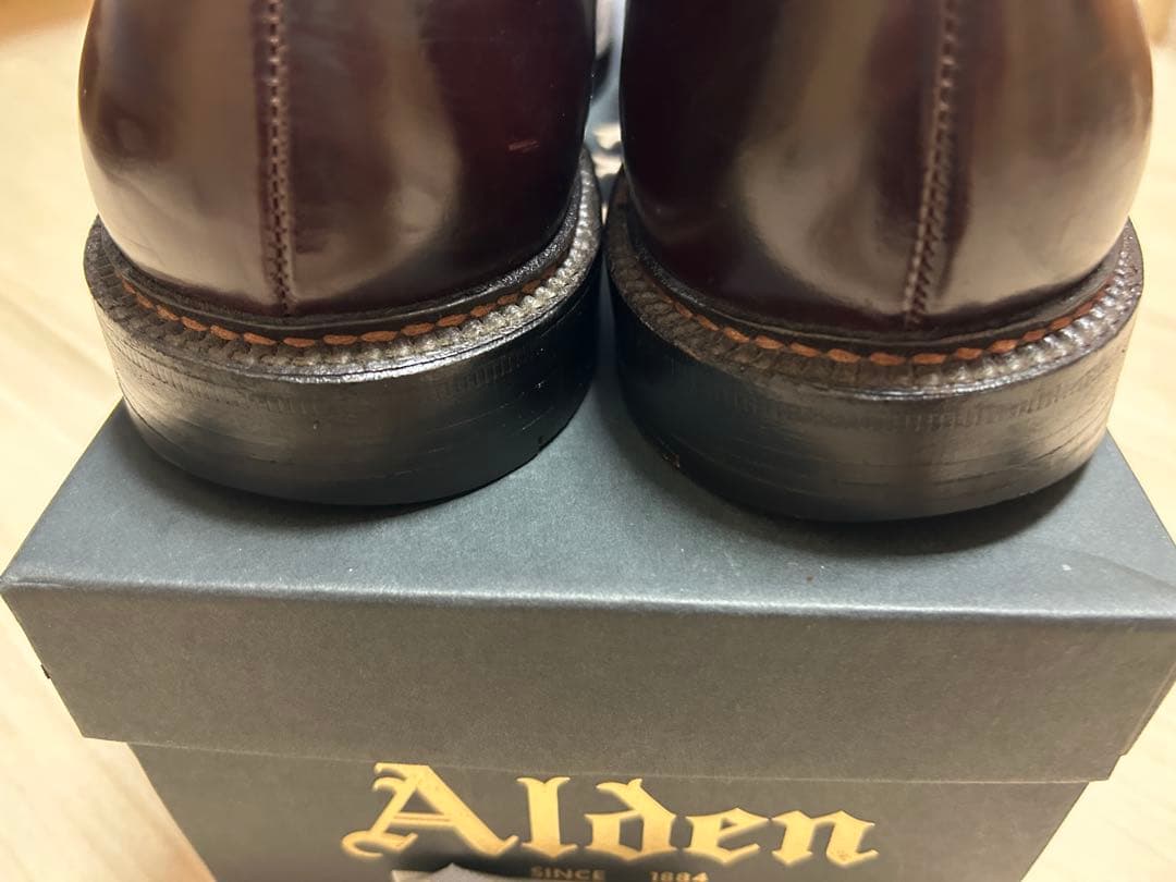 Alden 990 コードバン バーガンディ 7.5D オールデン