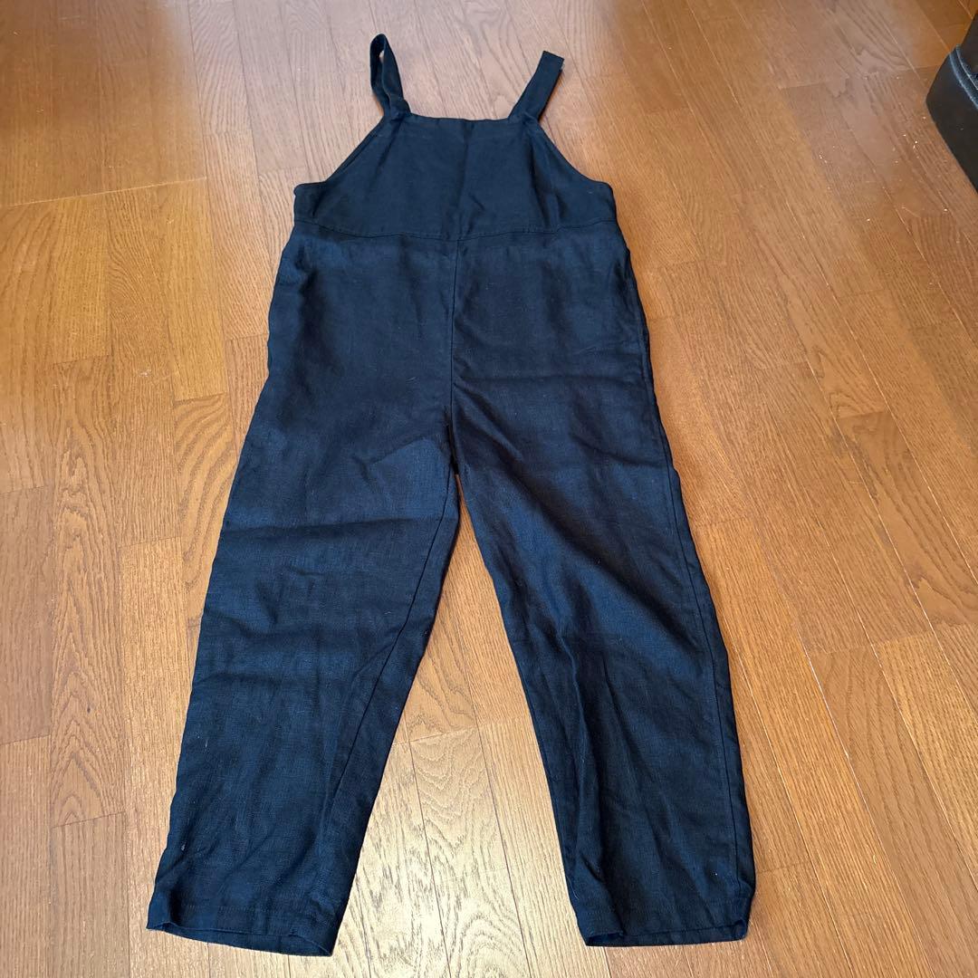 Fog linen work リネンサロペット（サイズ2）