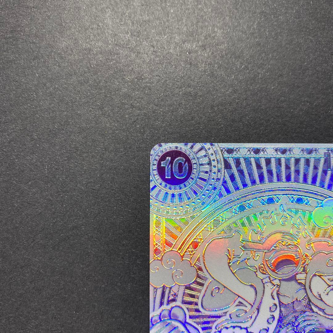 ワンピースカード　神速の拳　ルフィ　ニカ　銀箔　3周年